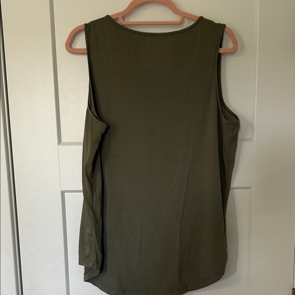 Chico's Olive Green Sleeveless Top - Picture 5 of 8